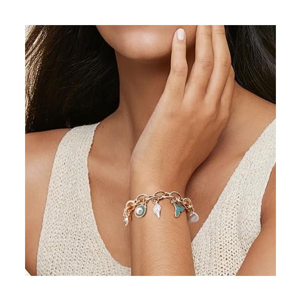 Lucky Clover Elegant Five Leaf Bracelet for Women, Fashion Jewelry - Image 4
