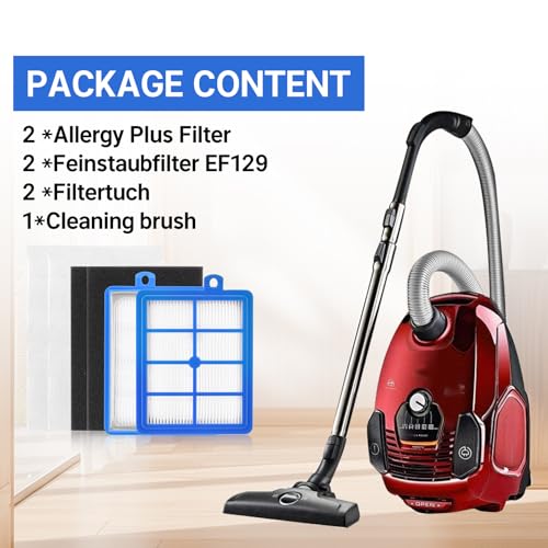 Ersatzfilter für AEG AUSK11 Performance Kit LX7 LX8 Allergy Plus EF129 für AEG Electrolux Tornado Volta Staubsauger LX7-2-ÖKOX LX7-2-CR-A LX7-2-FFP LX8-2-ÖKO Filter für Philips FC8038/01 FC9150