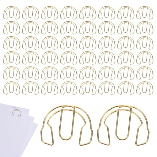 Clips de papel anticaídas y soporte de metal para evitar el desorden en cajones de oficina