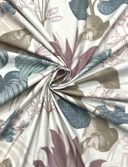 Image of 180 TC Cotton Feel All Around Elastic Fitted Bedsheets King Size, Premium Fitted Bedsheets King Size for Double Bed with 2 Pillow Covers, Size- 78 inch x 72 inch (Flower Paan)