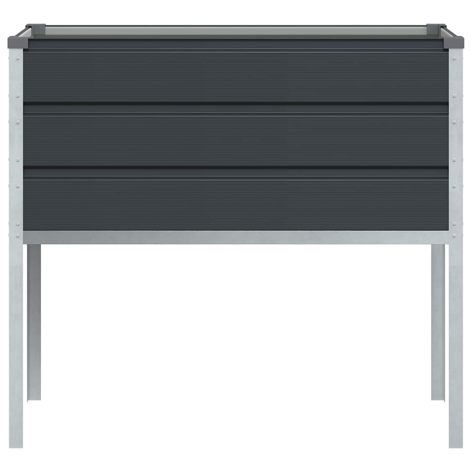 vidaXL Donica Antracyt 100 x 45 x 90 cm Stal Galwanizowana