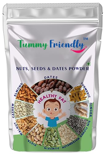 TummyFriendly Foods Premium Nuts, Seeds and Dates Powder | Dry Fruit Powder For Baby Kids | Dry Nuts For Babies Kids and Adults | No Hidden Sugar | No Preservatives | 100g TummyFriendly Foods Premium Nuts, Seeds and Dates Powder | Dry Fruit Powder For Baby Kids | Dry Nuts For Babies Kids and Adults | No Hidden Sugar | No Preservatives | 100g