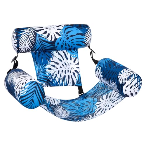 Piscina – Tumbona para piscina – Colchoneta hinchable para piscina, hamaca y balsa de agua para río, lago, natación, hogar, jardín, vacaciones, verano, familia y tiempo libre