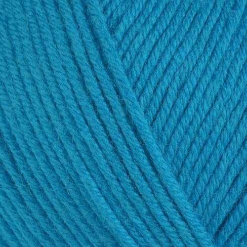 Image of Baby Cotton Blend Yarn - Soft Sport Weight Yarn for Crochet & Amigurumi - 50g /180yds - 60% Cotton 40% Acrylic - Ideal for Baby & Knitting Proj.(Sochi Blue, 2 Balls)