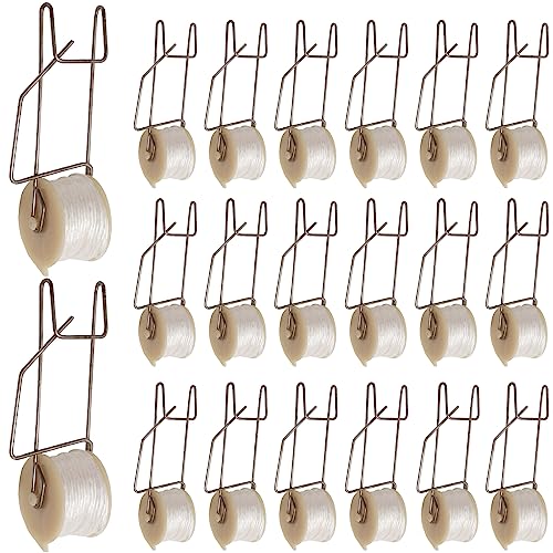 Aynaxcol 20pcs Plant Climbing Hooks Tomato Roller Hooks Tomato Support Hooks Garden Hooks for Tomato Vine Flower Plant Twine Crop