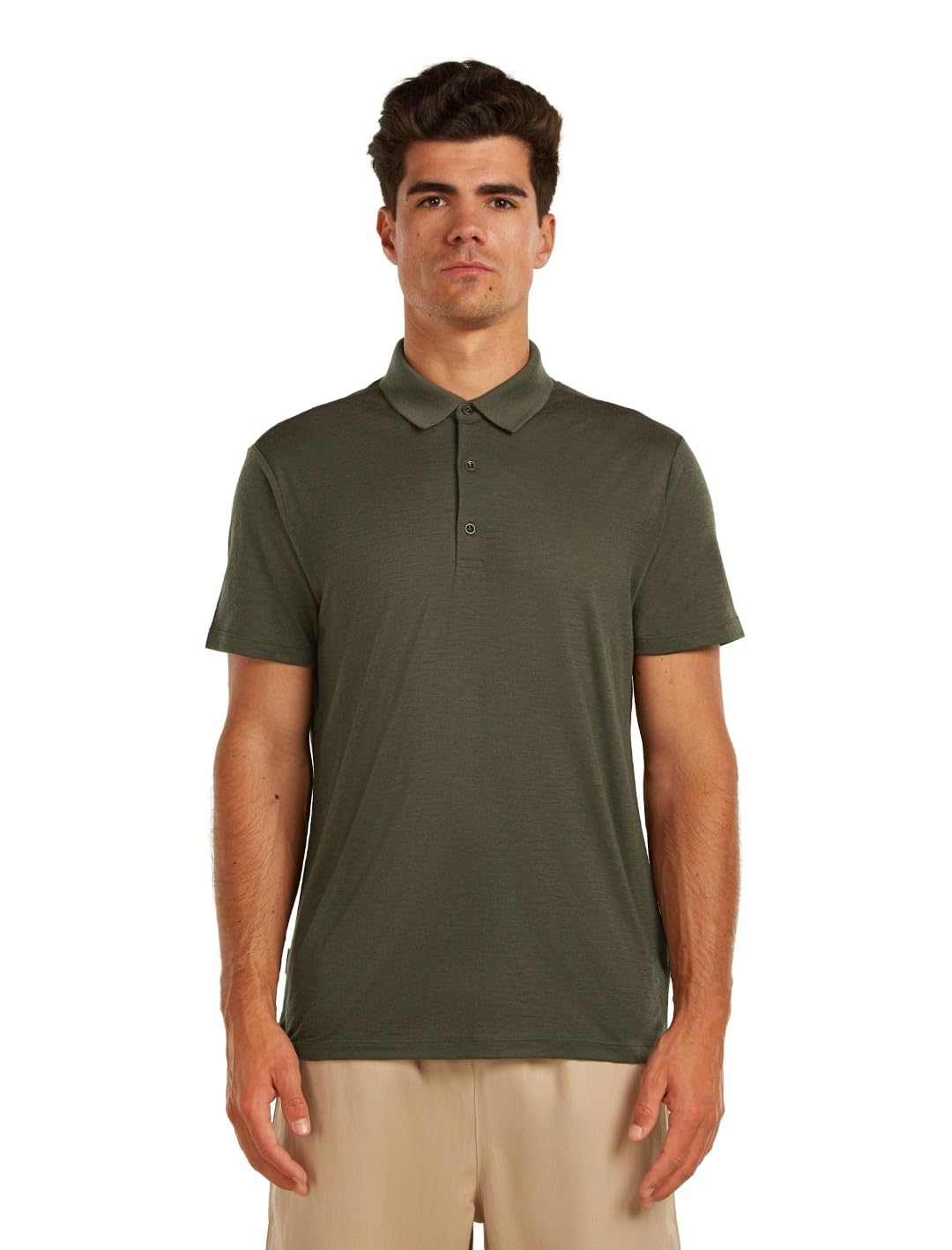 Icebreaker Men's Dark Loden Merino Merino 150 Tech Lite Iii Ss Polo, S