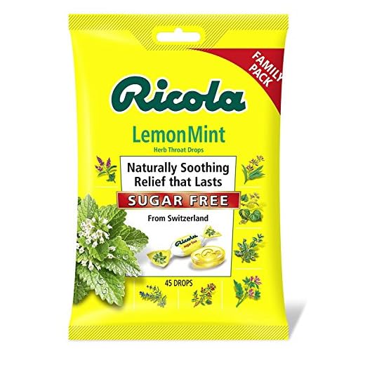 Ricola LemonMint Herb Cough Drops Booster