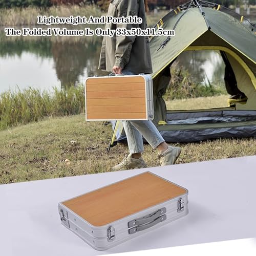 Table pliante en aluminium portable : la solution pour camping