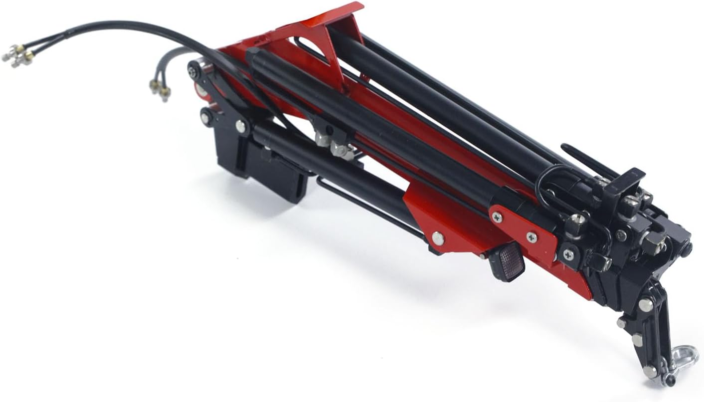 Metal Fly Jib Arm Crane for 1/14 RC Hydraulic Dumper Car Radio Controlled Tractor Truck DIY Lorry Model Vehicles Tipper