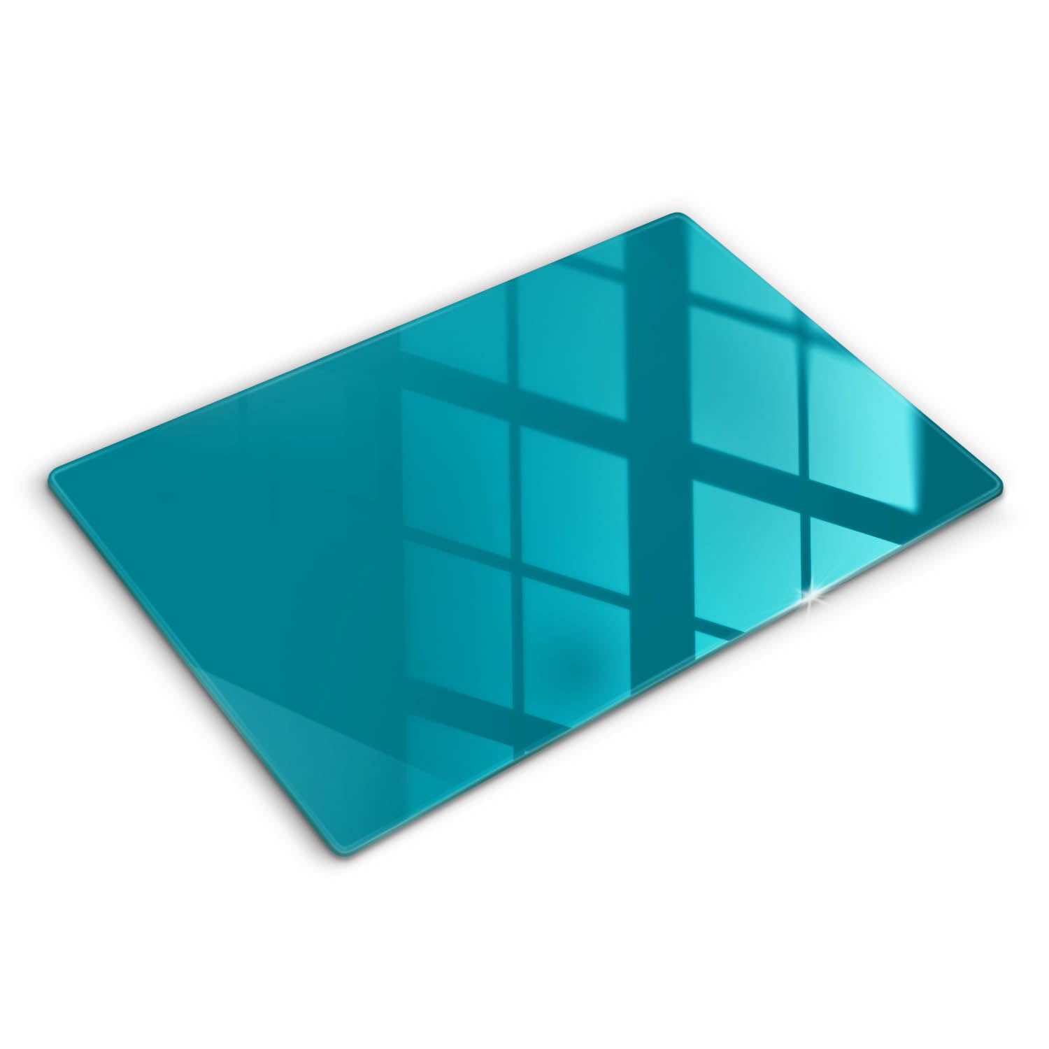 Plaque de cuisson protégée avec élégance : grand protège-plaque turquoise 80x52