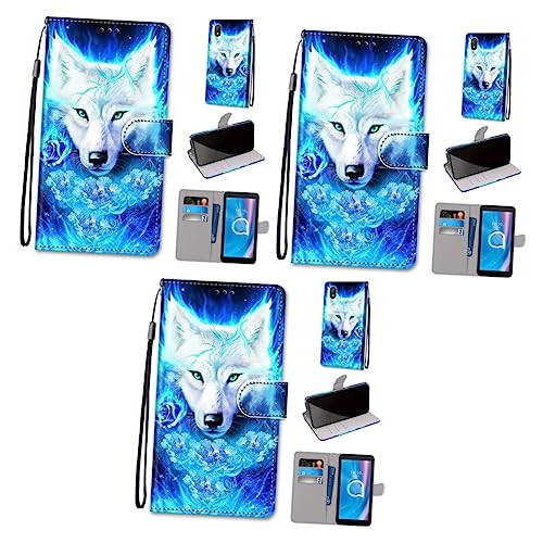 Coque Alcatel anti-rayures UKCOCO évite la casse étui PC support 3pcs