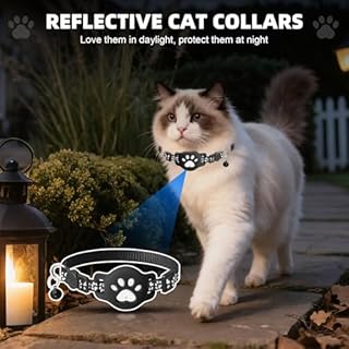 Tracker per gatti e altri animali domestici con supporto – Nessun abbonamento richiesto, compatibile con Apple AirTag e app "Find My", impermeabile (IP68), localizzatore di perdita per gatti e piccoli