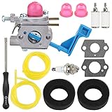 Mengxiang C1U-W13A 530071601 Carburetor for Poulan Weed Eater Husq-Varna GHT180 25HHT DAHT22 GHT225LE GHT195LE GHT220 GHT220LE HT21 Hedge Trimmer Craftsman 358796353 358795792 ZAMA C1U-W13 530035306