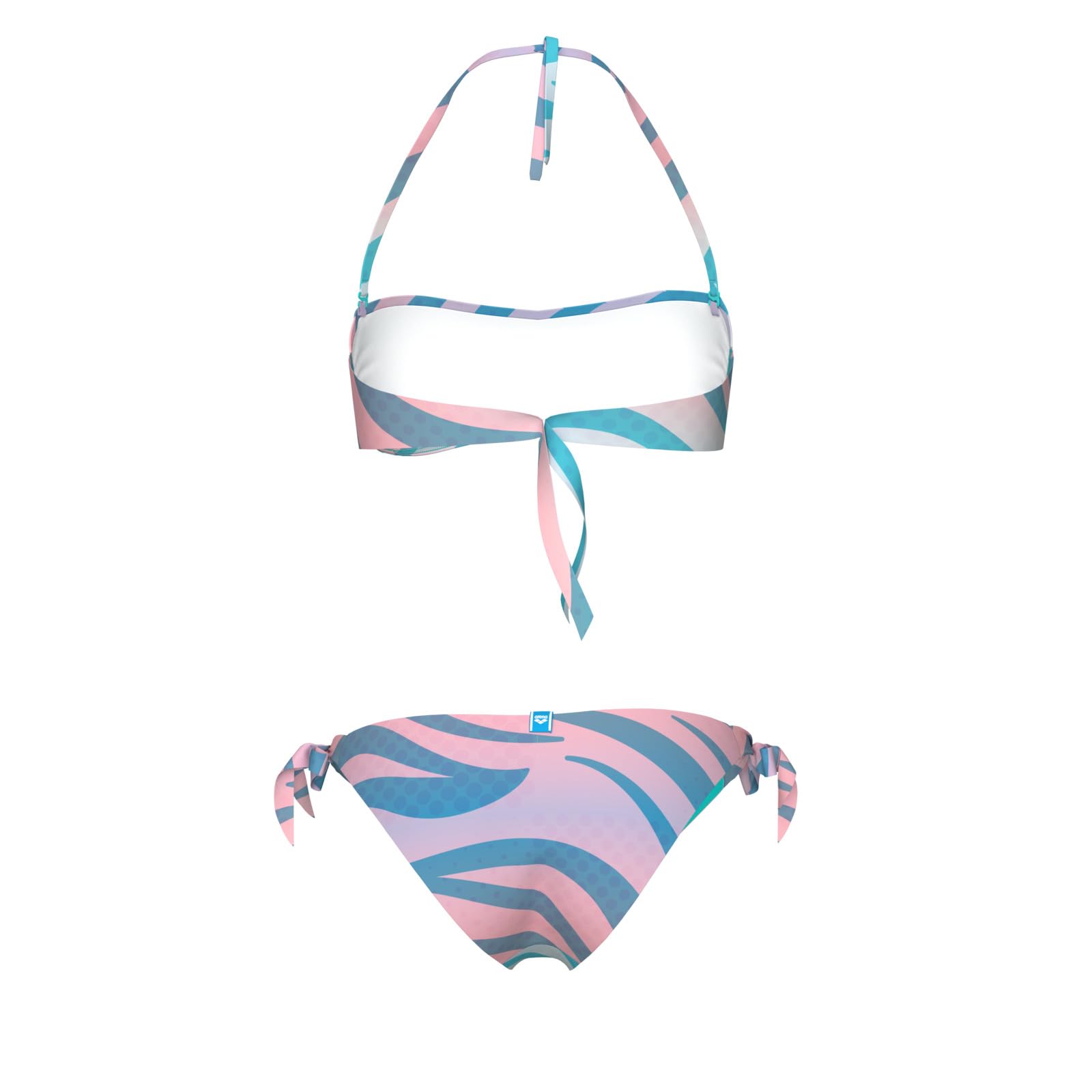 Arena Women's Arena Water Prints Bikini Bandeau Bañador de Dos Piezas Mujer (Pack de 1)