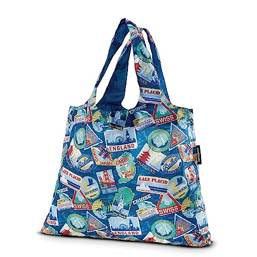 Samsonite Foldable Shopper’s Tote, Leaf Print, One Size