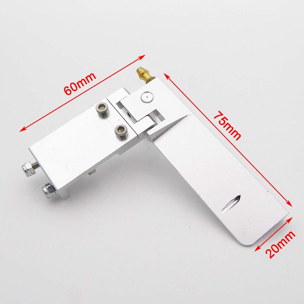 Puntal de Eje de Cable de transmisión Flexible de 4mm + timón de dirección de 75mm + Kit de hélice de Cobre de 48mm RC Vee Boat V Monoboat Kit de hélices para Barcos