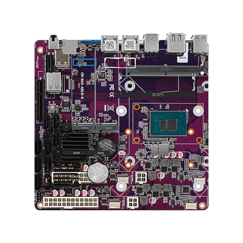 HAICOTECH N150 Industrial Motherboard NAS Dual 2.5G i226-V Network M.2 Slot 6xSATA 2* M.2 NVMe 2280, 1* PCIe 3.0x4, 1* TF Slot, Dual 4K Display, 6* USB