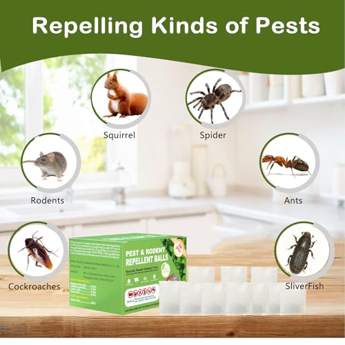 mouse repellent pouchesrodent repellent balls with natural peppermint oil long-lasting indoor