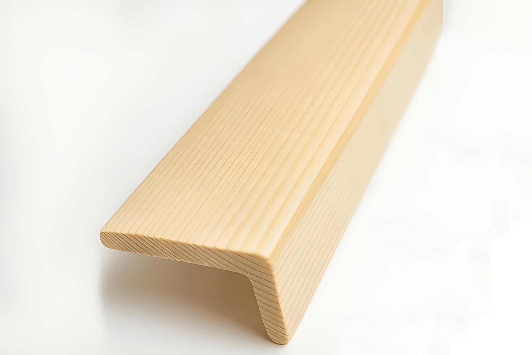 1 MTR Unequal Pine Wood Corner Moulding Trim 1 Metre (39.37 Inches) Natural 30x20 mm to 70x30 mm Decorative Beading – TMW Profiles (Natural Pine, 30x20 mm)