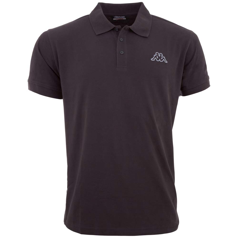 Kappa Men's Peleot Polo Shirt Men's Polo Shirt, Mens, Men's Polo Shirt, 303173NC, Asphalt, S