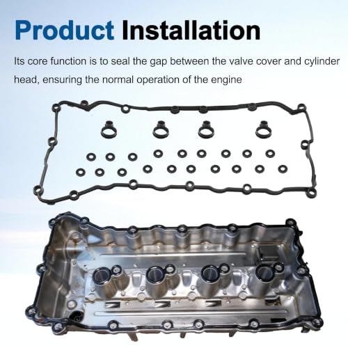 Image of VS50906R Engine Valve Cover Gasket Set | Fit for Jeep Cherokee Compass Renegade for Dodge Dart for Chrysler 200 for Ram ProMaster City for Fiat 500X 2013-2023 L4 2.4L