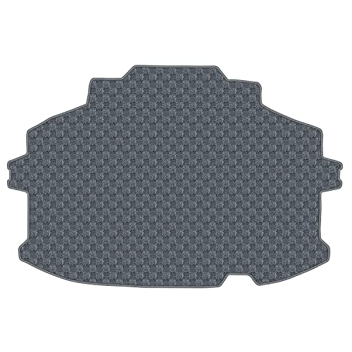 Aviles 新型 シエンタ 10系 5人乗り 7人乗り ラゲッジマット フロアマット トランクマット【16色から選択】(7人乗り,14:ドット × グレー)