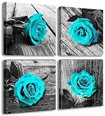 Teal Rose-4p