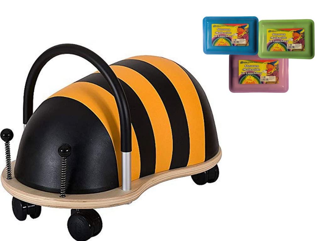 Wheely Bug Rutschauto Tiger Groß – Rutscher Für Kinder Ab 3 Jahren | Inkl. Straßenmalkreide, Fördert Motorik & Gleichgewicht