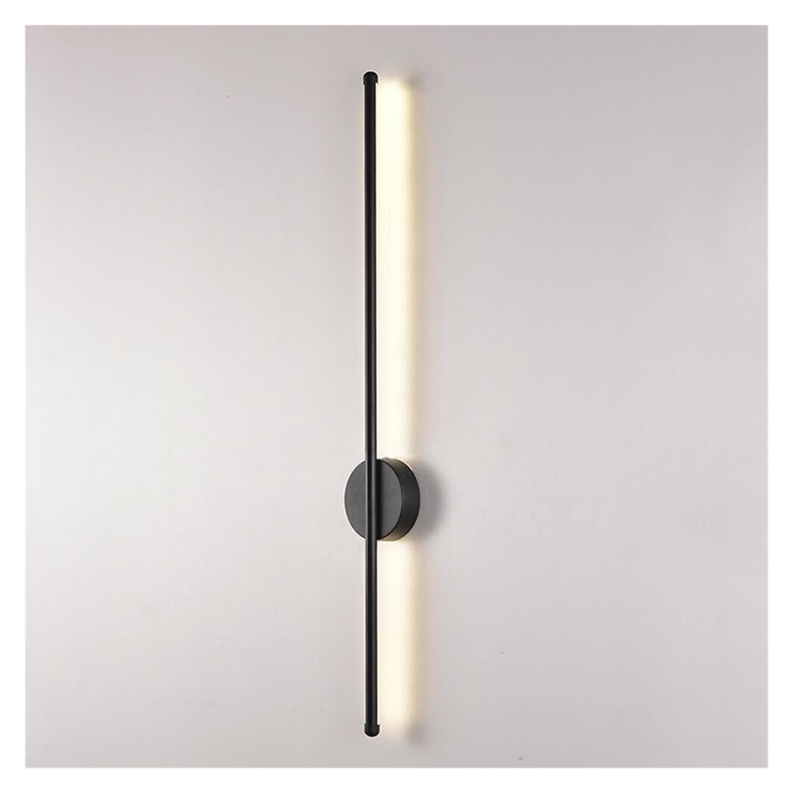 KHUKHU Led Linear Wall Sconce Modern Wall Light Metal Wall Lamp Long Strip Sconces Light Fixture Living Room Background Wall Lights Bedroom Wall Lamps Indoor Wall Washer(D,120Cm)