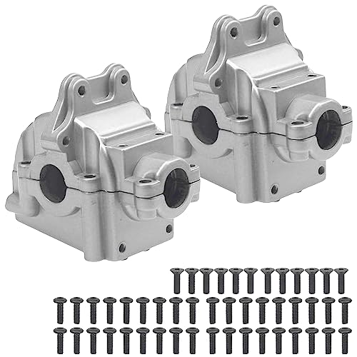 Couvercle boîtier boîte vitesses WLtoys 144001 métal argent 1/14