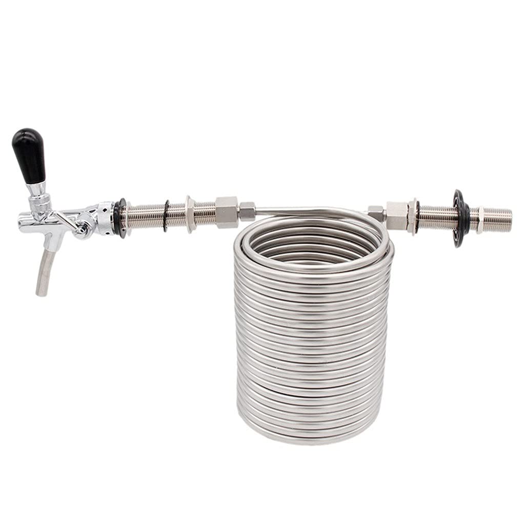 Jockey Box Single Faucet Coil Kit - 3/8 x 50', Left Hand - DIY