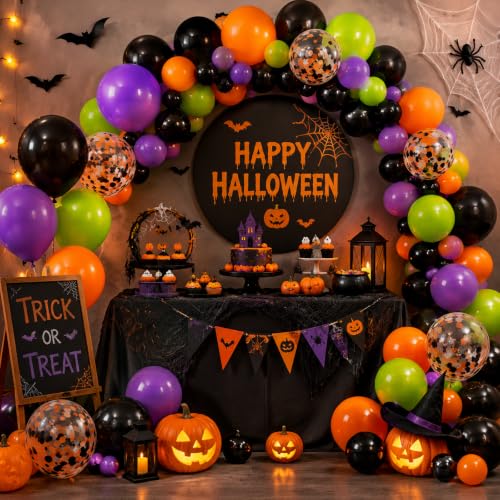 Image of Hiquaty 60pcs 12 Inch Halloween Balloons for Halloween Party Decorations
