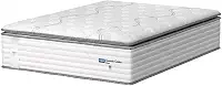 Colchão Casal Queen Molas Guarda Costas Max Com Pillow 138x188x40cm Branco/Cinza Probel - Suporta Até 180 Kg Por Pessoa (CASAL 138x188x40cm)