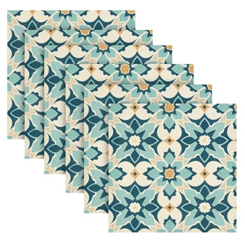 Servilletas de Tela Multicolor 20x20 in, Pack x6 miniatura 2