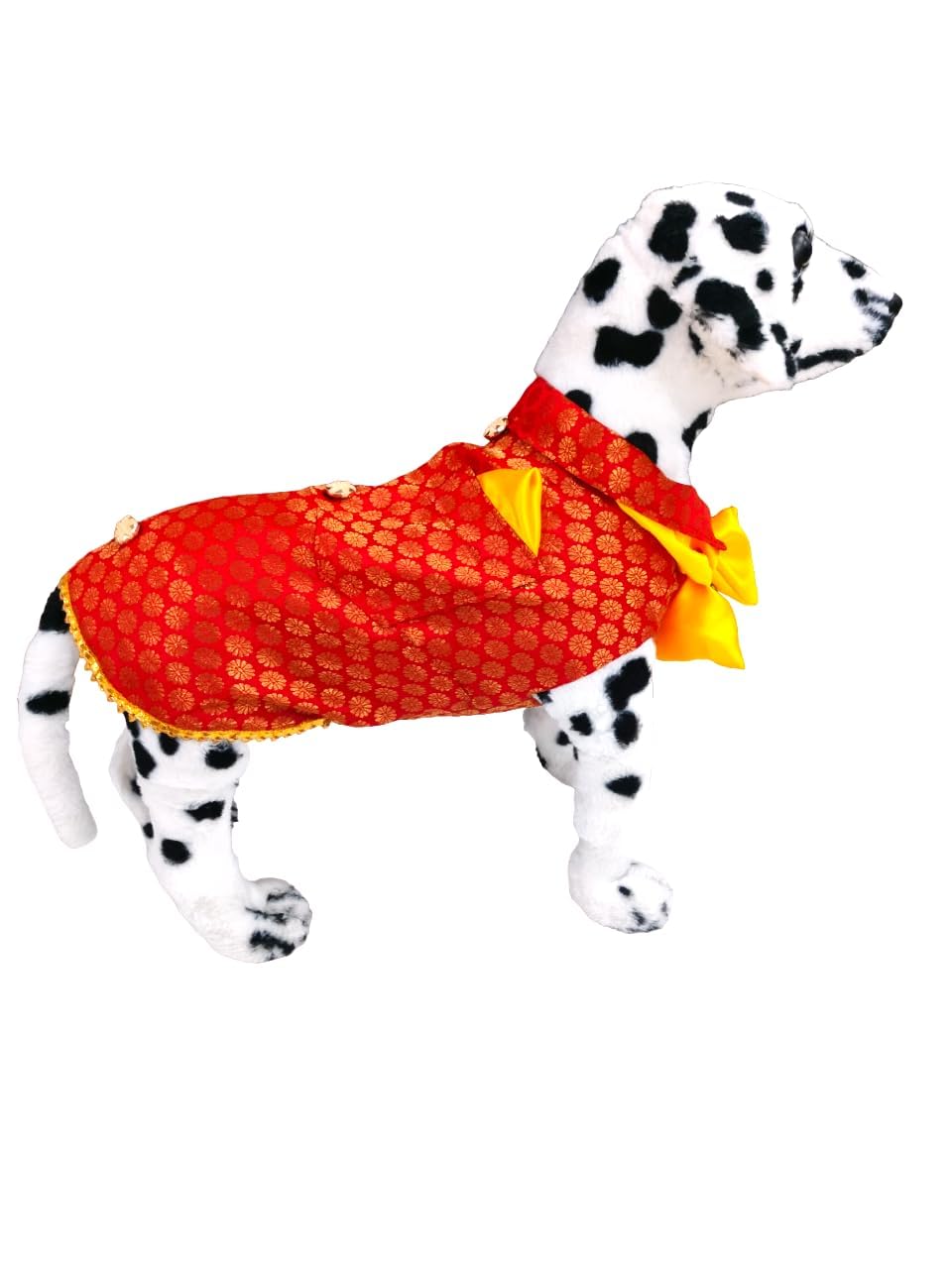 Dog Sherwani or Dog Sherwani Wedding Dress,Ethnic Wear, Dress for Dogs Pet Outfit for Dogs, Dog Clothes, Elegant Dog Costume, Dog Dress for Male Dogs (Red Sherwani) (30) (B0CNWGSYWG) Amazon Price History, Amazon Price Tracker