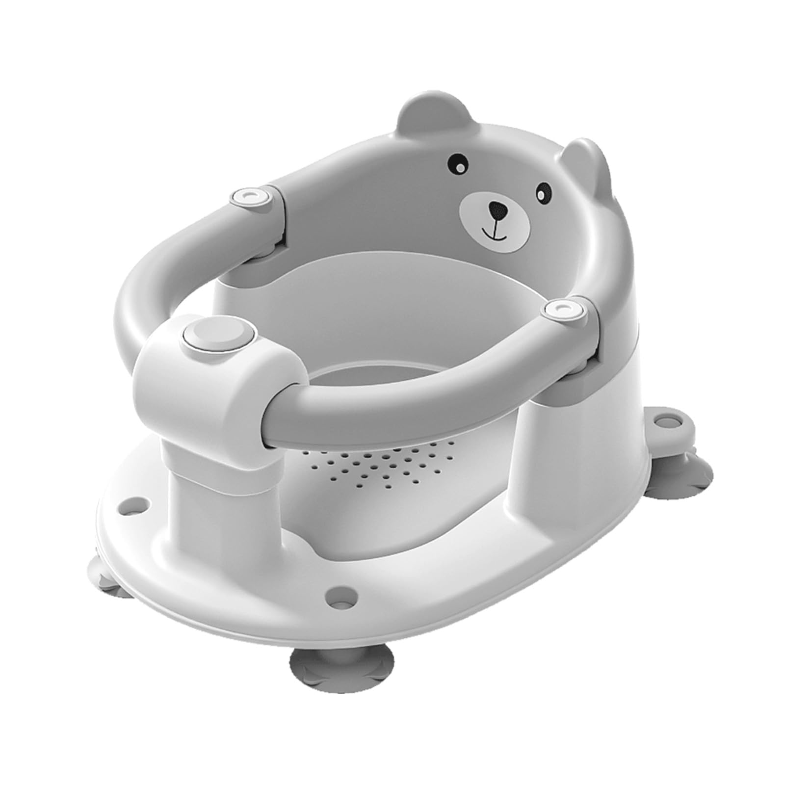 PandaEar Asiento de Baño para Bebé de 6 a 18 Meses | Silla de Baño Antideslizante para Bañera y Ducha | Silla de Bañera Plegable para Bebés