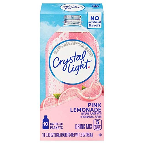 Doofie Deals Crystal Light Drink Mix - 2 Boxes - 20 Packets (Pink Lemonade)