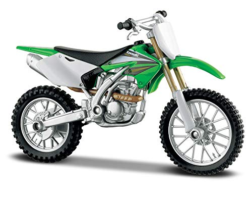 Maisto 1:18 MOTORBIKE KAWASAKI KX250F Motorbike - 1:18 Scale - Incredibly Detailed Die-Cast Replica Collectiblt Motorcycle Model Green