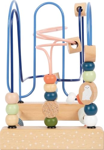 Small Foot Motorikschleife „Arctic“ aus FSC® 100%-zertifiziertem Holz, Motorikspielzeug für Kinder ab 1 Jahr, 12442
