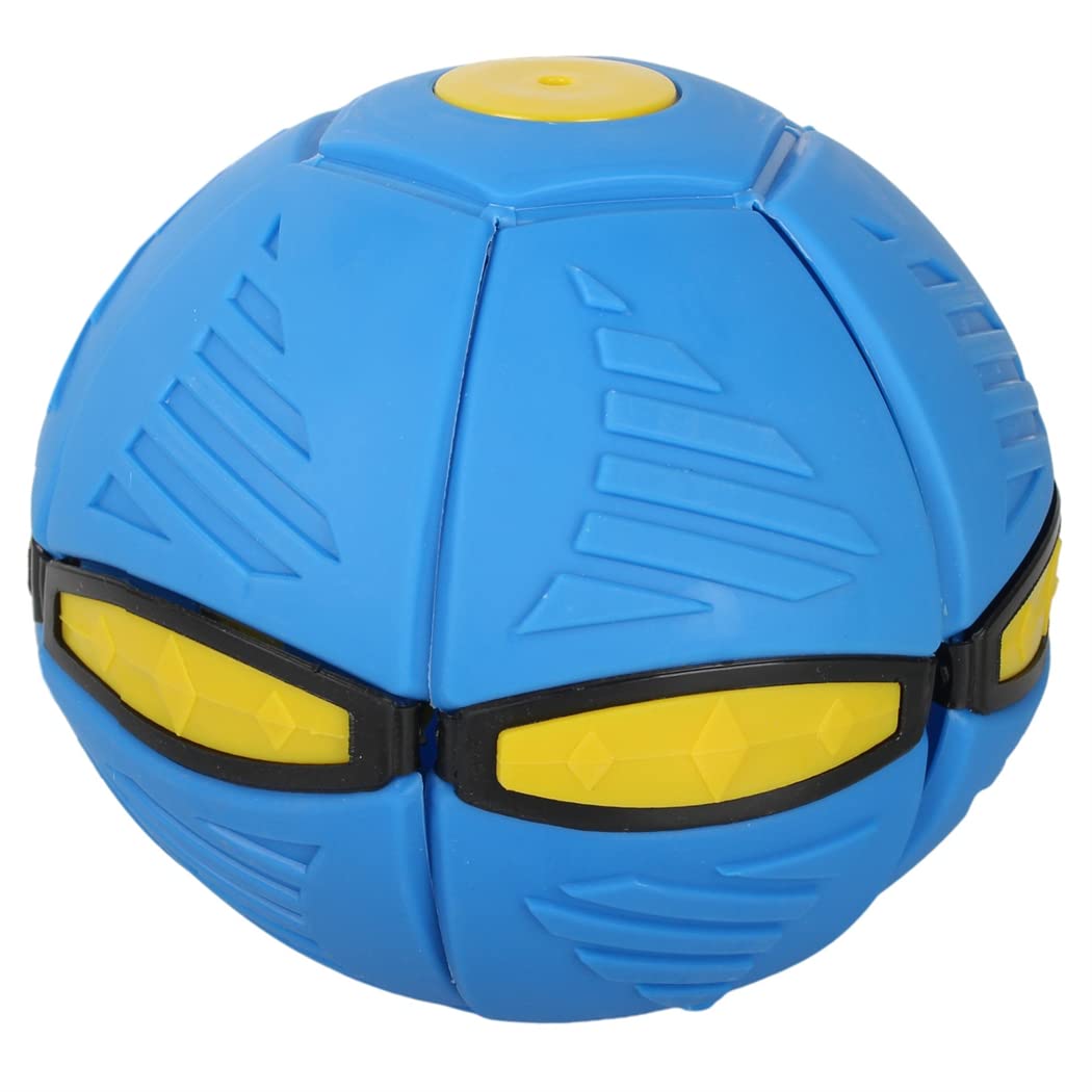 FeiWen Magic UFO Ball Deformed Flying Saucer Ball Vent Ball Frisbee Deformed Ball Parent-child Toys Beach Games Outdoor Sports Gift (blue)