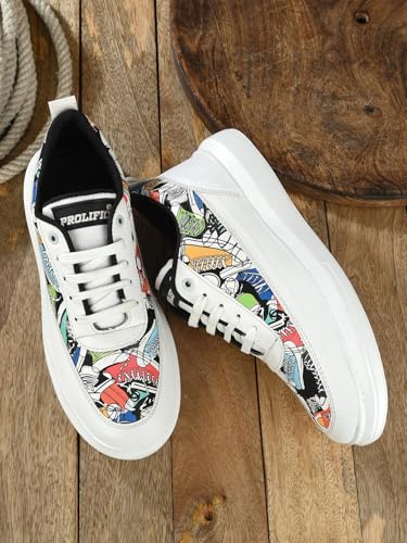 Image of Trend Loop Versatile Men's Footwear Casual Shoes, Formal Shoes, Sport Shoes, Slip-Ons, and Sandals - Lightweight, Durable, and Stylish Footwear(White)