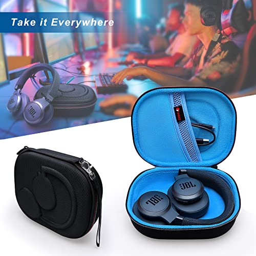 Image of XANAD Hard Case for JBL Tune 720BT /770NC /710BT /760NC /700BT /750BT /510BT /660NC /520BT /500 /E45BT and JBL Live 770NC /660NC /650BT /460NC /670NC /400BT /500BT and Wireless Headphone,Blue