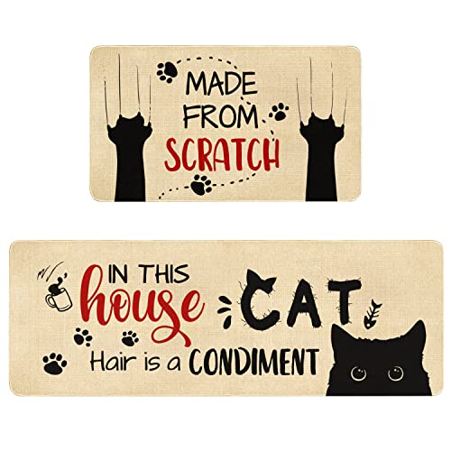 Xsinufn Cute Kitchen Mat Set
