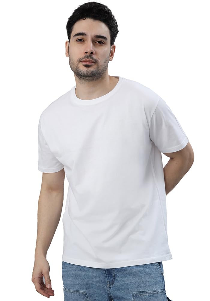wear your opinion Men's 100% Cotton Super Combed Soft Biowashed Solid Plain Tshirt | Available in S,M,L,XL,XXL,3XL,4XL,5XL | Tshirt for Men | 15 Plus Color Available-picture-28
