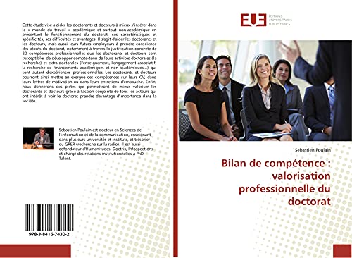 livre Bilan de compétence : valorisation professionnelle du doctorat