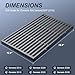 Uniflasy Genesis E330 Grill Grates for Weber Genesis 300 Series, Replacement Parts for Weber Genesis 4 Burner E310 E320 E330 S310 S320 S330 EP310 EP320 EP330, 7524, 7528 19.5