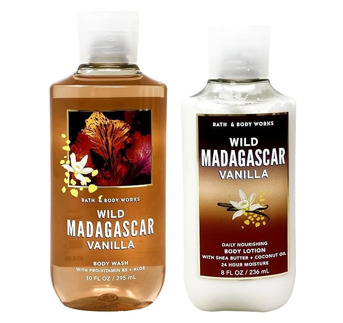 WILD MADAGASCAR VANILLA Duo Bundle - Body Wash and Body Lotion - Full Size