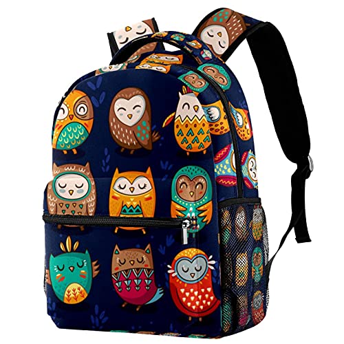 Sac à dos hibou indien avec porte-gourde : fini les livres mouillés dans le sac
