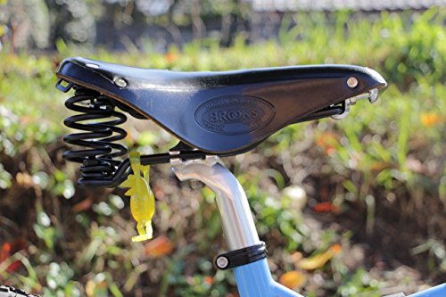 Brooks Saddles Flyer Bicycle Saddle (Men\'s, Black Steel Rails, Black )