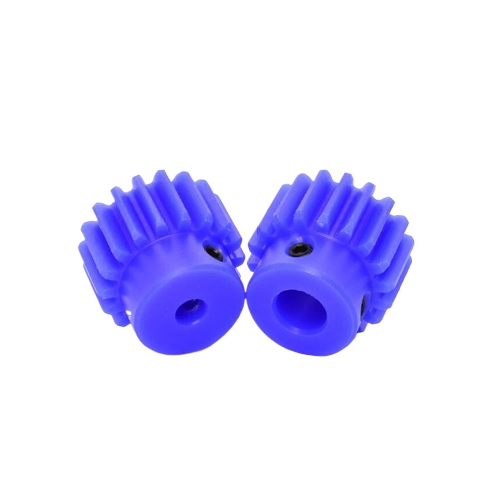 Bevel Gear Pinion Hardware Mechanical 1pcs 1M 18T Blue Nylon Spur Gear 1 Mold 18Teeth Plastic Spur Gear with Step Bore 5/6/7/8/10/12mm(6mm)